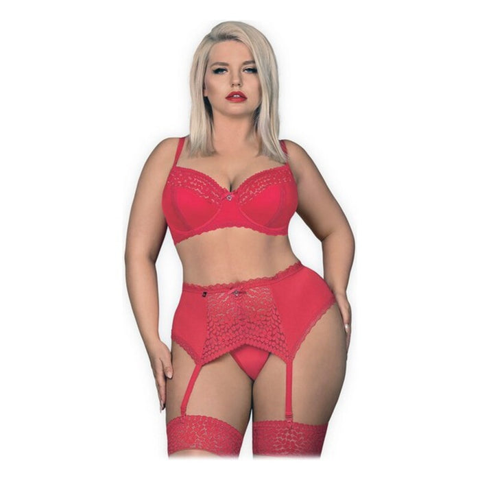 Set med underkläder i läder Jolierose Obsessive (3 pcs)