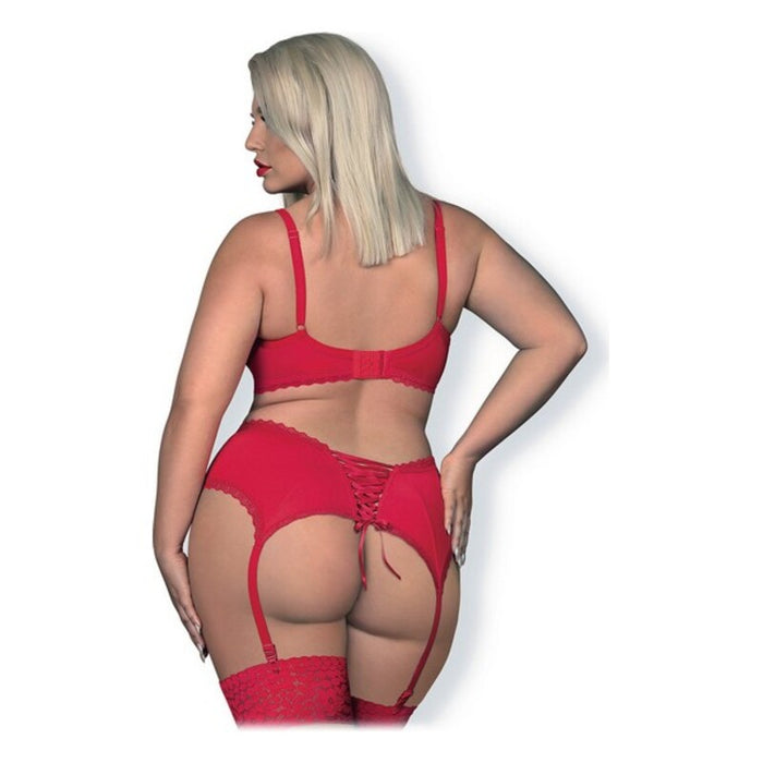 Set med underkläder i läder Jolierose Obsessive (3 pcs)