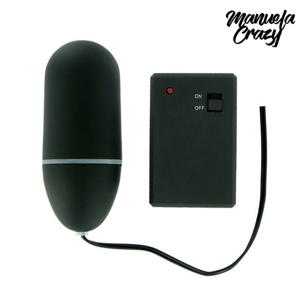 Fjärrstyrd Äggvibrator Svart Manuela Crazy E21204