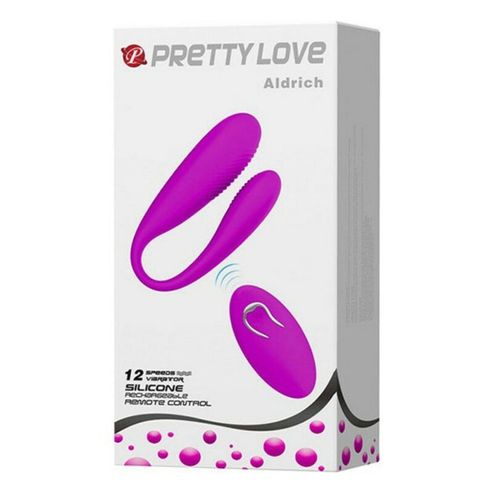 Dubbelvibrator Dual Stimulation Vibe Pretty Love Aldrich Rosa