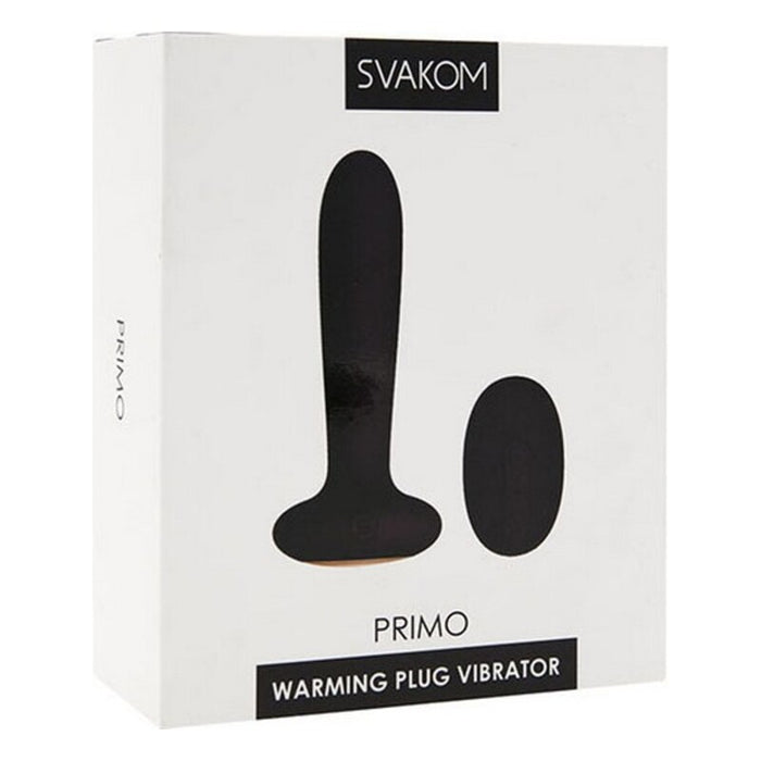 Primo Uppvärmande Analplugg Svart Svakom NS7145 Svart