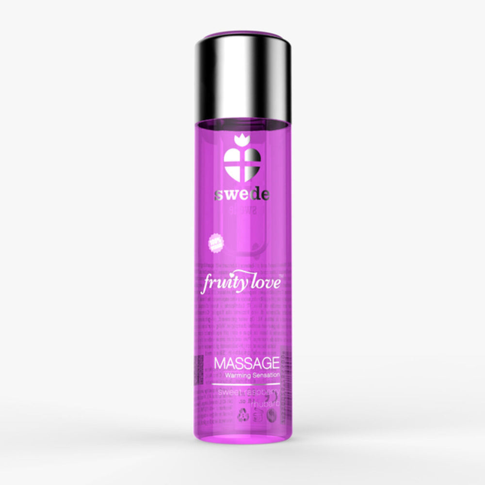 Massagelotion Fruity Love Massage Sweet Raspberry Rhubarb Swede (120 ml)