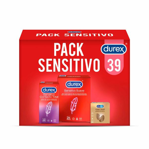 Feel Suave Kondomer Durex Real Feel (39 pcs) (Refurbished A+)