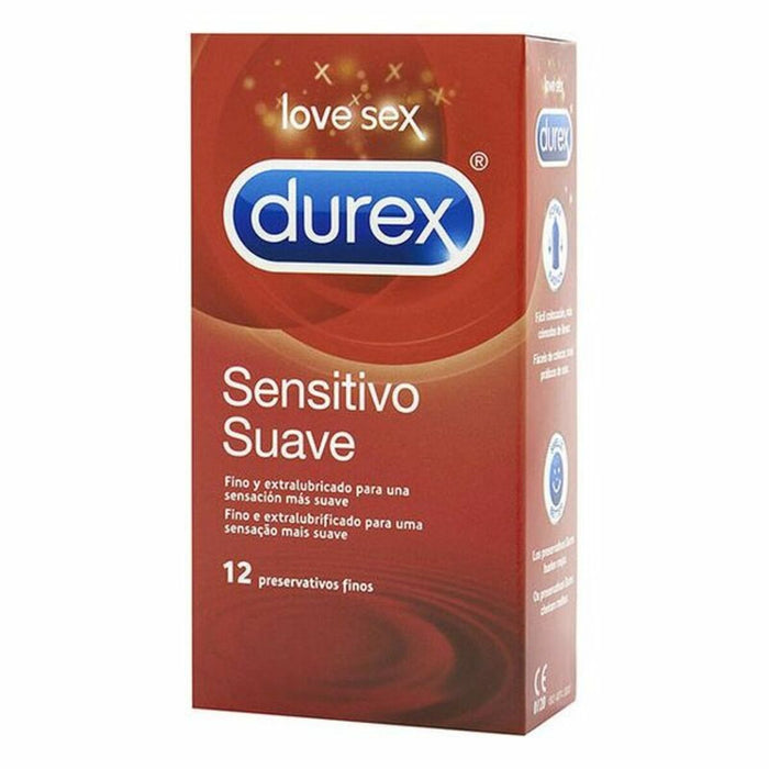 Kondomer Durex Sensitivo Suave Ø 5,6 cm (12 uds)