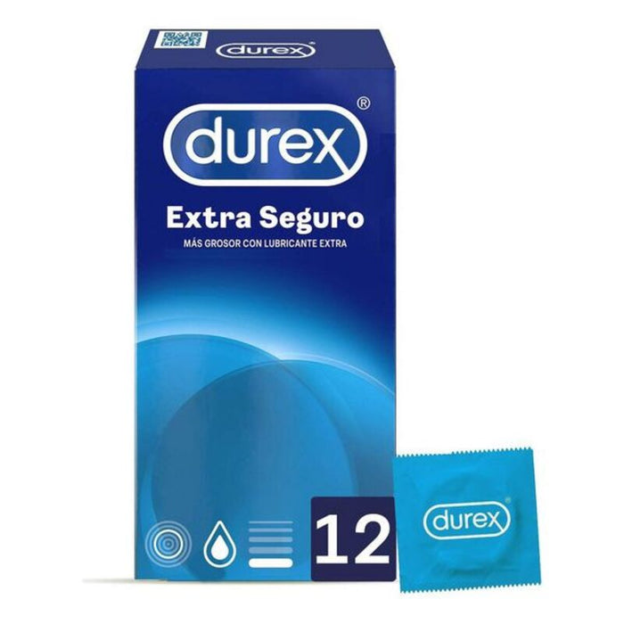 Kondomer Durex Extra Seguro Ø 5,6 cm (12 uds)