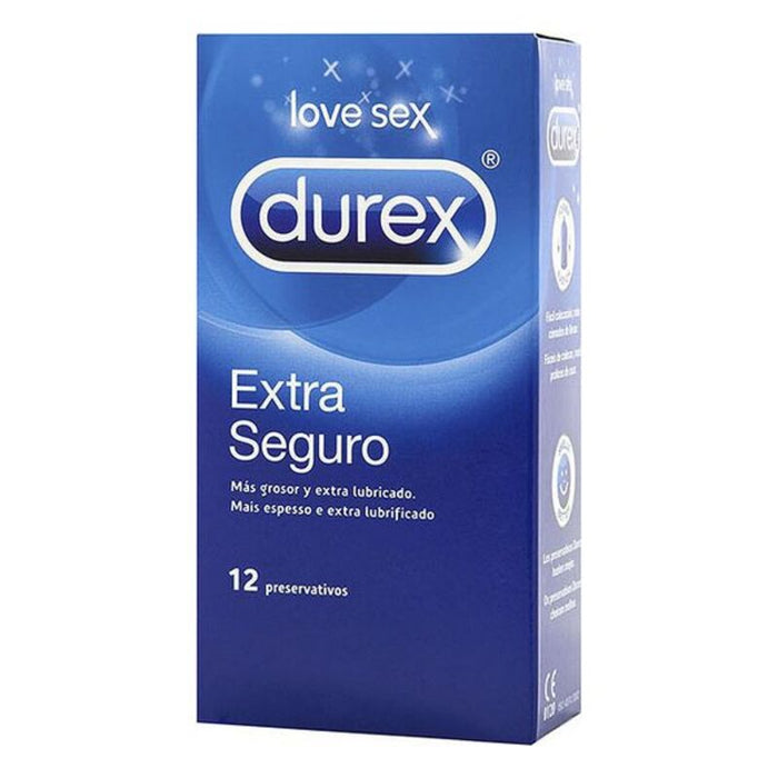 Kondomer Durex Extra Seguro Ø 5,6 cm (12 uds)