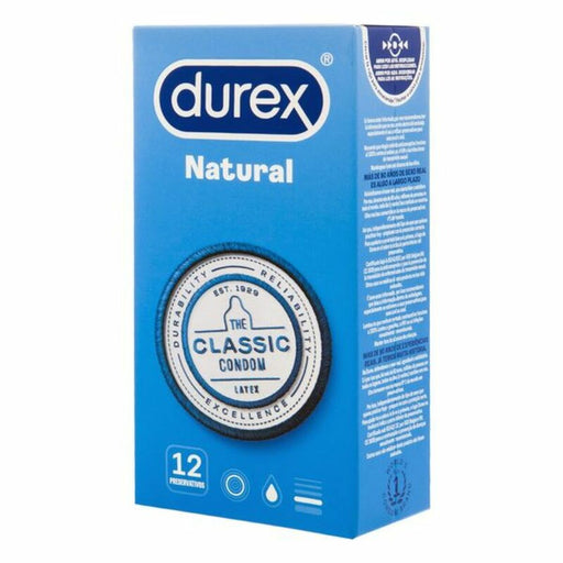 Kondomer Durex Natural Ø 5,6 cm (12 uds)