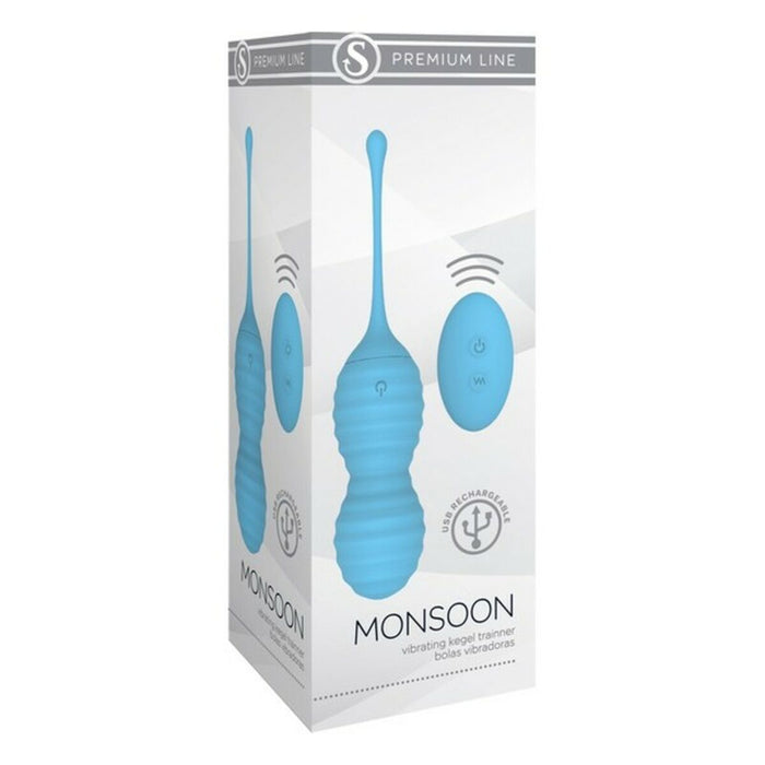 Orgasmkulor S Pleasures Monsoon Blå Silikon Pastellblå