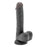 Dildo S Pleasures Don Jon Svart Silikon (13 cm)