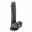 Dildo S Pleasures Don Jon Svart Silikon (15 cm)