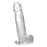 Dildo S Pleasures Transparent (Ø 4,3 cm)