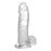 Dildo S Pleasures Transparent (Ø 4,3 cm)
