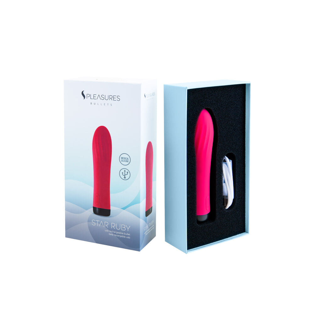 Patronvibrator S Pleasures Rosa (13,7 x 3,5 cm)