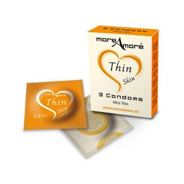 Tunna hudkondomer (3 st) MoreAmore