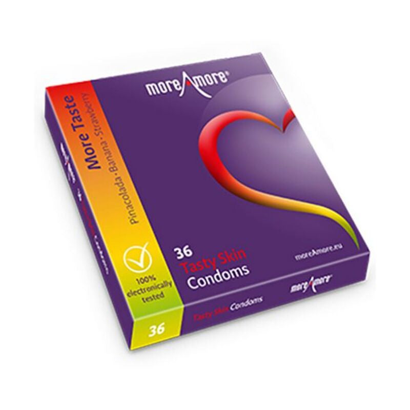 Tasty Skin Condoms (36 pcs) MoreAmore 43471