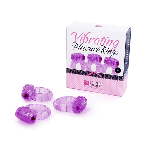 Pleasure Rings Lila (3 St) LoversPremium E22029