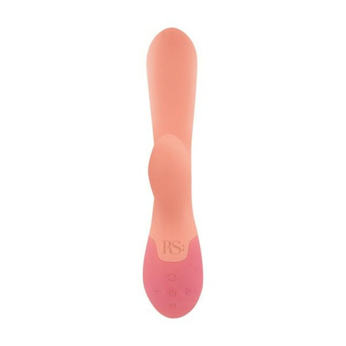 Dubbelvibrator Dual Stimulation Vibe Rianne S Essentials Xena Rabbit Orange Korall