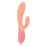 Dubbelvibrator Dual Stimulation Vibe Rianne S Essentials Xena Rabbit Orange Korall