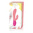 Dubbelvibrator Dual Stimulation Vibe Rianne S Essentials Xena Rabbit Korall Rosa