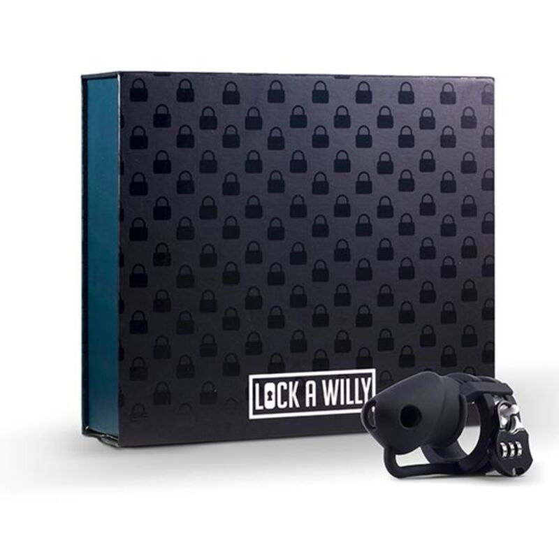 Penisbur i silikon, svart Lock-a-Willy 72800