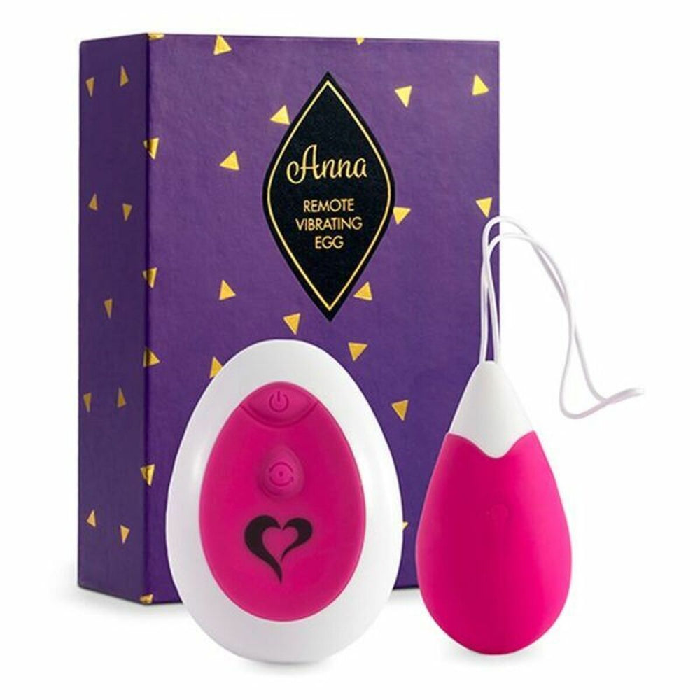 Anna Vibrating Egg Remote Deep Pink FeelzToys 72923