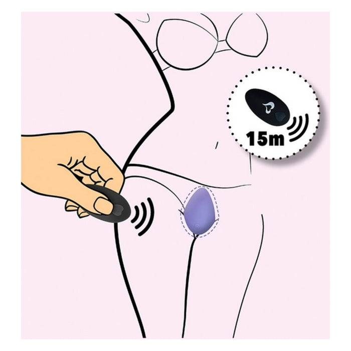 G-spotvibrator FeelzToys Panty Svart