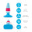Analplugg FeelzToys Colors Nr. 1