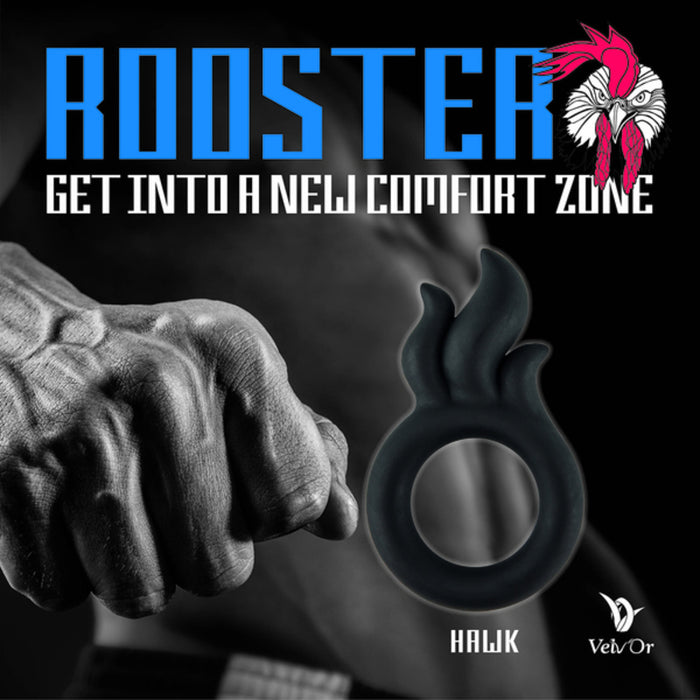 Treringad Kukbur VelvOr Rooster Hawk Flaming