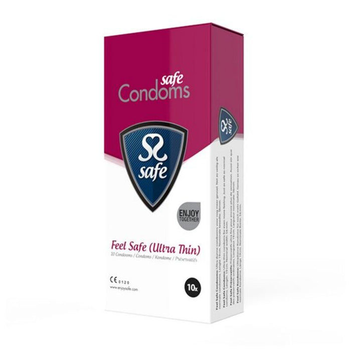 Kondomer Feel Safe, extra tunna (10 st.) Safe 20008