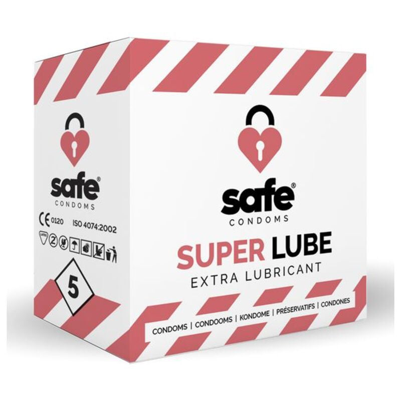 Super Lube hudkondomer Safe