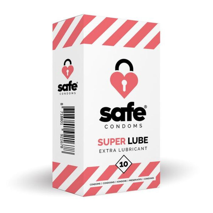 Super Lube hudkondomer Safe