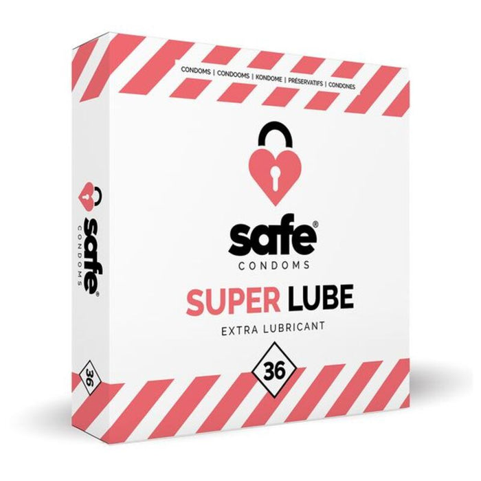 Super Lube hudkondomer Safe
