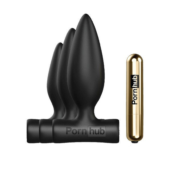 Lustask Anal Training Large Pleasure Kit with Bullet Pornhub (4 pcs)