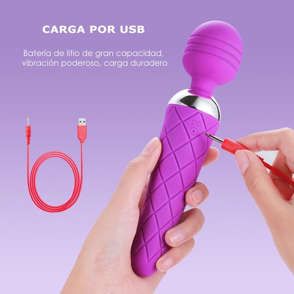 Massagemedel Purpur Silikon (Refurbished A+)