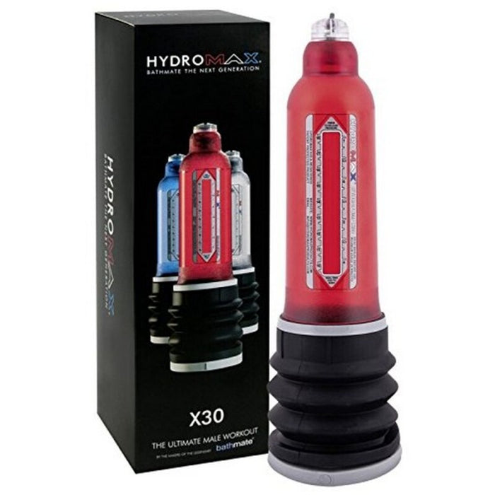 Hydromax X30 Penispump Brilliant Röd Bathmate X30