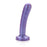 Stor silkesdildo, mörklila Tantus D1243