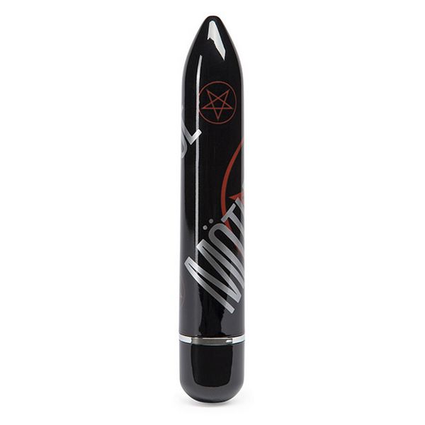 Design Shout at the Devil 7 Function Vibrator Svart Motley Crue MC-62455