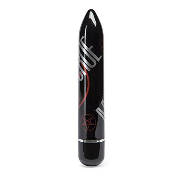 Design Shout at the Devil 7 Function Vibrator Svart Motley Crue MC-62455