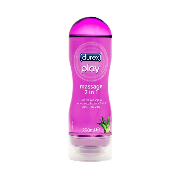 Massage glidmedel med Aloe Vera 2 i 1 Durex Play 200 ml